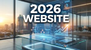 Modern Austin office dashboard reflecting the true small business website cost for 2026.